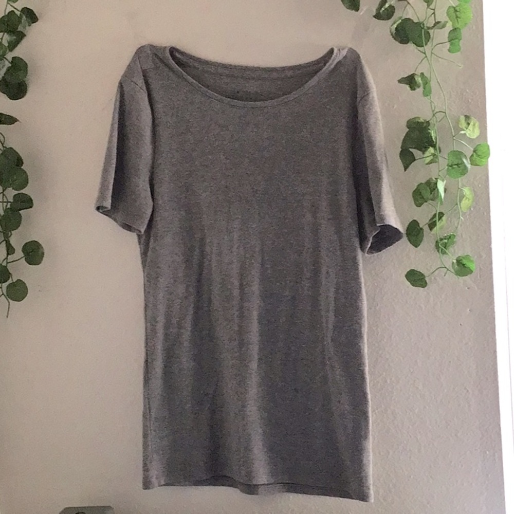 long short sleeve stretchy top,soft material